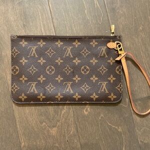 Louis Vuitton Neverfull Pochette Monogram Canvas Large